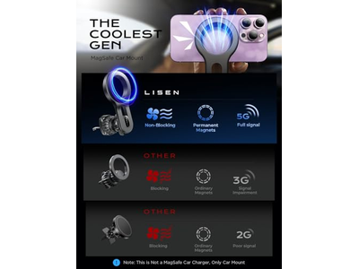 Soporte para teléfono con ventilación de aire Soporte para teléfono celular manos libres para coche