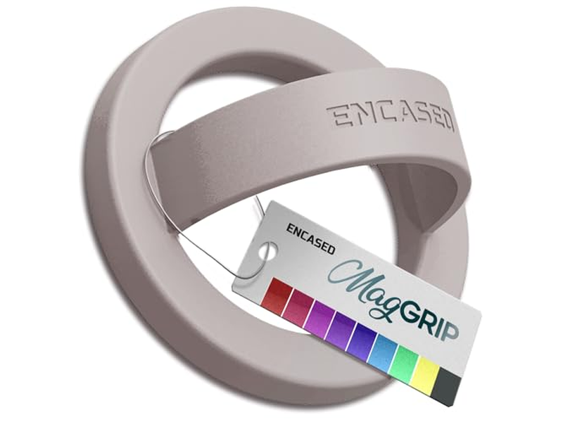 Soporte magnético para agarre de teléfono, anillo fino de silicona para dedo