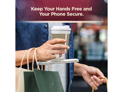 Soporte magnético para teléfono con anillo de silicona para dedo