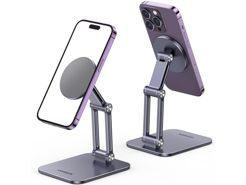 Soporte magnético para teléfono compatible con soporte para iPhone MagSafe