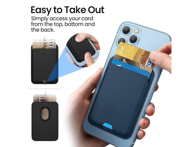 Paquete de 2 carteras magnéticas compatibles con MagSafe para tarjetero de iPhone