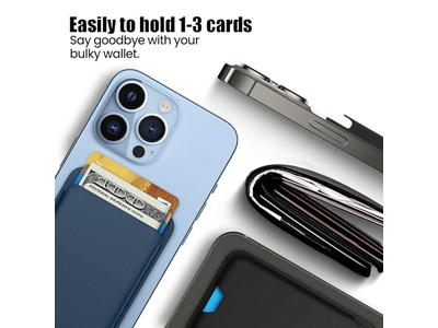 Paquete de 2 carteras magnéticas compatibles con MagSafe para tarjetero de iPhone