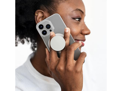 Agarre plegable para MagSafe con soporte para teléfono con cierre magnético