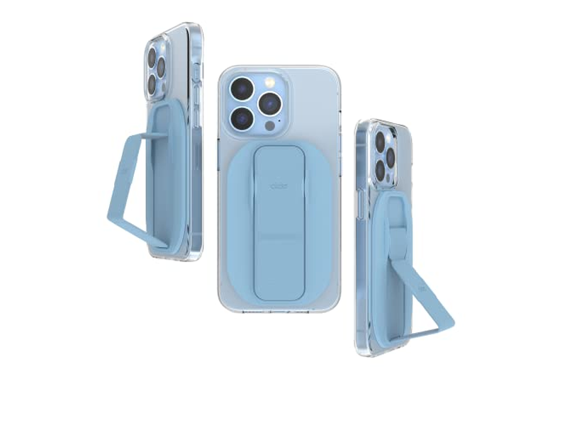 Soporte compacto para teléfono móvil con soporte magnético y luz B