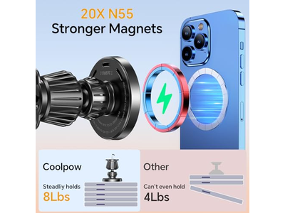 Coolpow para cargador de montaje en automóvil Magsafe