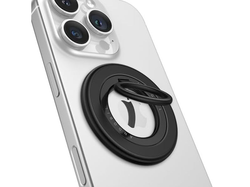 Agarre magnético de doble cara para teléfono MagSafe Strong Ring Holder Blac