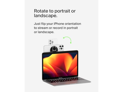 Soporte de cámara MagSafe para iPhone para MacBook, soporte de cámara de continuidad para iPhone