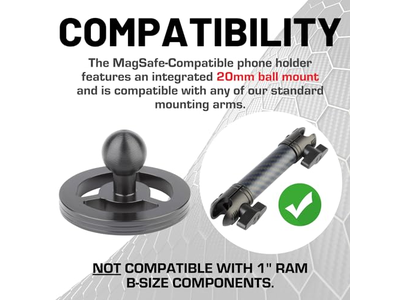 Soporte magnético para teléfono celular compatible con MagSafe