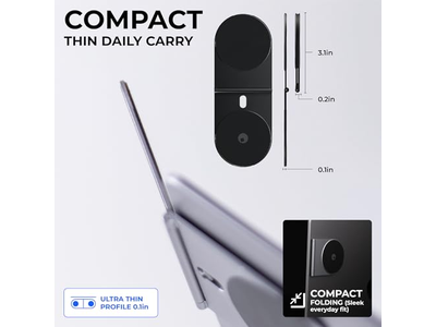 Soporte magnético para teléfono con soporte para computadoras y tabletas