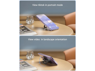 Agarre magnético para teléfono y soporte de anillo compatible con accesorios MagSafe