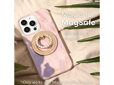 Agarre magnético para teléfono y soporte de anillo con soporte giratorio