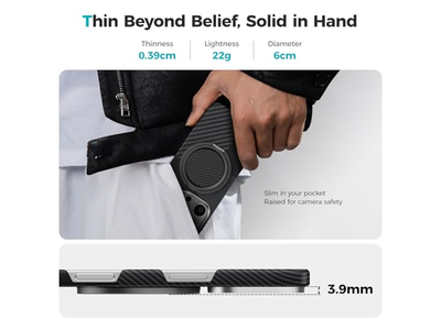 Agarre y soporte magnético para teléfono con rotación de 360 grados para teléfonos inteligentes