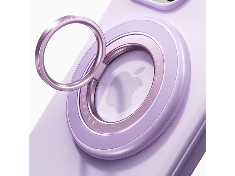 Agarre magnético para teléfono MagSafe con soporte magnético giratorio de dos caras