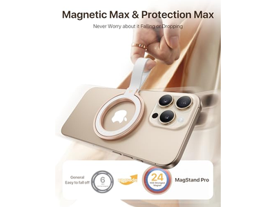 Soporte magnético para teléfono y soporte para dispositivo compatible con MagSafe