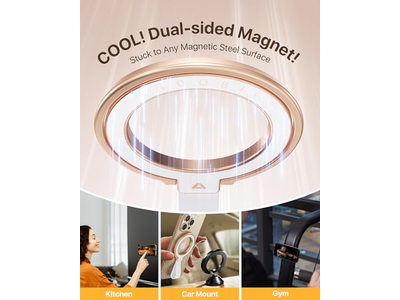 Soporte magnético para teléfono y soporte para dispositivo compatible con MagSafe