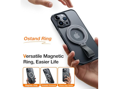 Soporte magnético para agarre de teléfono apto para anillo MagSafe extraíble