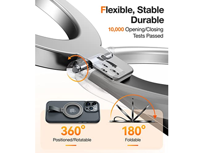 Soporte magnético para agarre de teléfono apto para anillo MagSafe extraíble