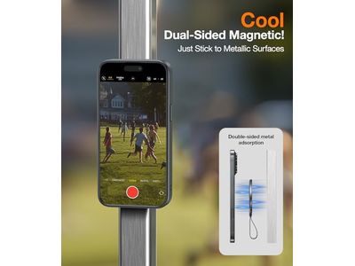 El soporte magnético para agarre de teléfono se adapta a MagSafe para iPhone y Gal