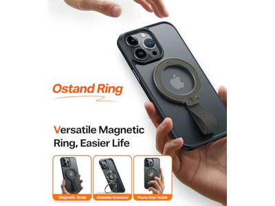 Soporte magnético para teléfono con correa trenzada para MagSafe