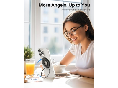 Soporte magnético para anillo de agarre de teléfono Compatible con iPhone y Andro