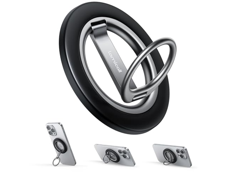 Soporte magnético para teléfono con anillo de rotación de 360 grados para MagSafe Accesso