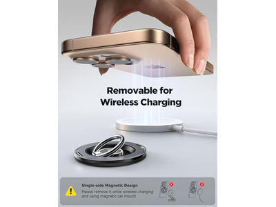 Soporte magnético para teléfono con anillo de rotación de 360 grados para dispositivos MagSafe