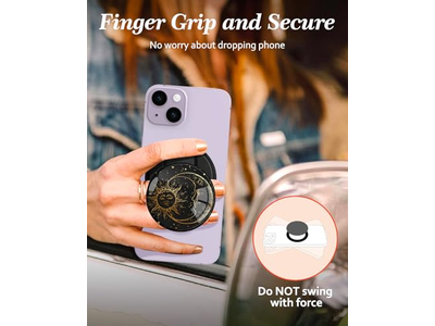 Soporte magnético para teléfono con soporte para dedo para iPhone