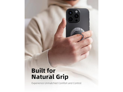 Soporte magnético para teléfono con soporte para anillo de dedo y diseño Fidget