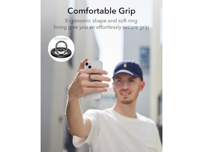 Agarre magnético para teléfono con soporte ajustable de 2 vías