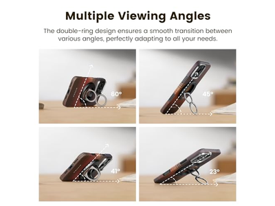 Agarre magnético para teléfono con rotación de 360 grados compatible con iPhone