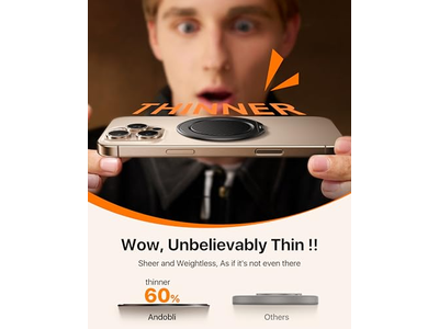 Agarre magnético para teléfono con rotación de 360 grados compatible con MagSafe Access