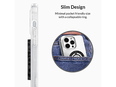 Agarre magnético para teléfono con soporte ajustable - Accesorios extraíbles para