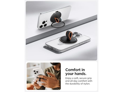 Agarre magnético para soporte de teléfono con correa para dedo para dispositivos MagSafe