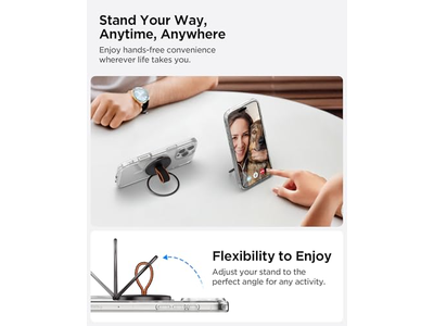 Agarre magnético para soporte de teléfono con correa para dedo para dispositivos MagSafe