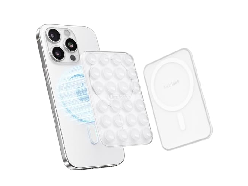 Soporte magnético para teléfono para soporte adhesivo extraíble transparente