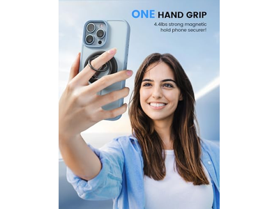 Soporte de agarre de anillo magnético para teléfono para MagSafe