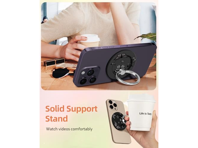 Soporte magnético para anillo de teléfono compatible con MagSafe