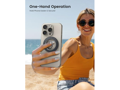 Soporte magnético para anillo de teléfono con rotación de 360 grados para dispositivos MagSafe