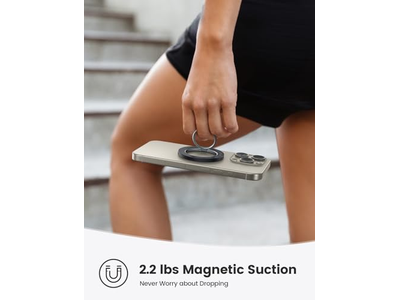 Soporte magnético para anillo de teléfono con rotación de 360 grados para dispositivos MagSafe