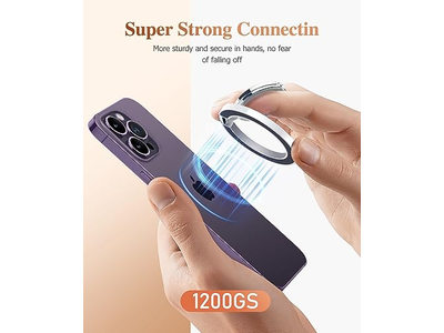 Soporte magnético para anillo de teléfono con soporte ajustable y soporte