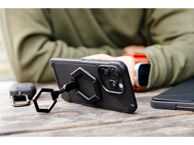 Soporte de anillo magnético para teléfono con agarre extraíble para el dedo y rotación de 360