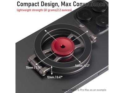 Soporte magnético para teléfono y Fidget Spinner - Anillo de soporte de doble cara