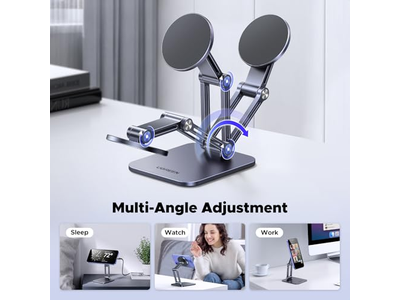 Soporte magnético para teléfono compatible con soporte para iPhone MagSafe