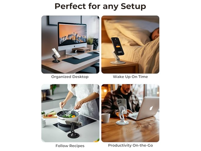 Soporte magnético para teléfono para escritorio Mag360 Soporte ajustable MagSafe