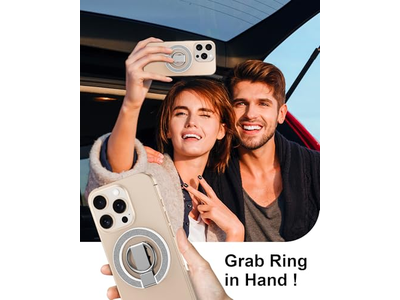 Soporte magnético para teléfono con soporte para anillo y soporte ajustable