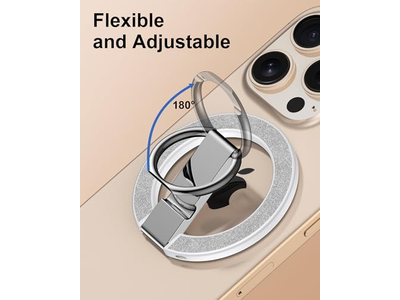 Soporte magnético para teléfono con soporte para anillo y soporte ajustable
