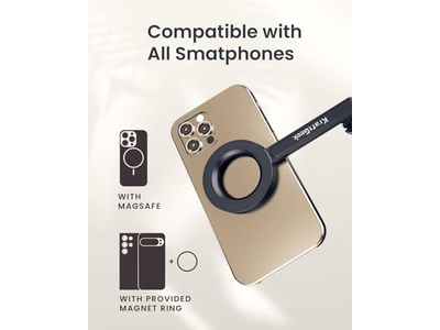 Trípode magnético para iPhone, 64 Selfie Stick para iPhone Magsafe