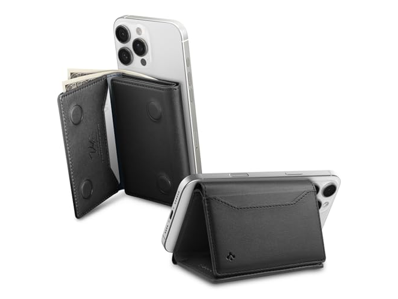 Tarjetero magnético con tarjetero, soporte triple para efectivo para MagSafe