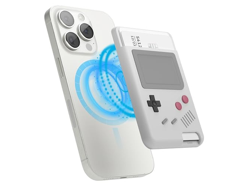 Tarjetero tipo billetera magnético para dos tarjetas compatible con MagSafe