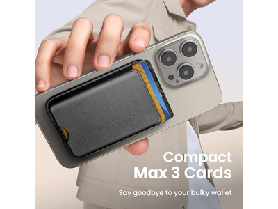 Cartera magnética para iPhone Series y fundas MagSafe - Tarjeta de bloqueo RFID